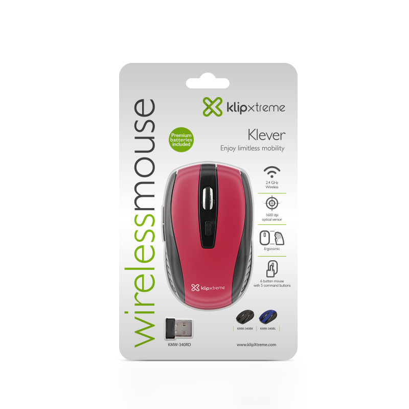 Klip Xtreme - Mouse - Wireless
