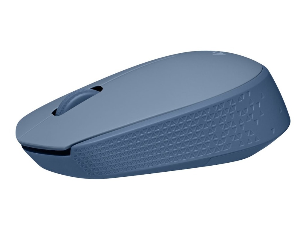 Logitech M170 Inalámbrico Mouse, Ambidextrous, Azul Gris - Mouse - ambidiestro