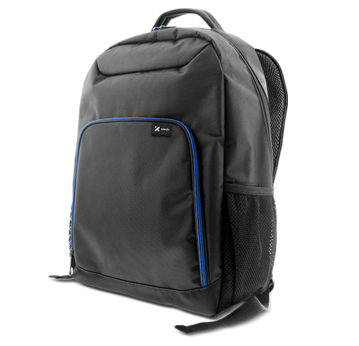 Xtech XTB-211 Mochila para laptop- 15.6" -  Poliéster -  Color Negro con detalles en azul
