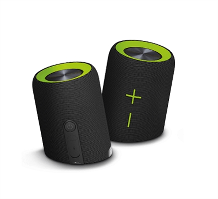Klip Xtreme Port. TWS Audio KBS-800 - Altavoz - Negro con detalles en verde