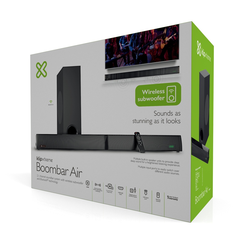 Klip Xtreme KSB-301 - Barra de sonido - Negro