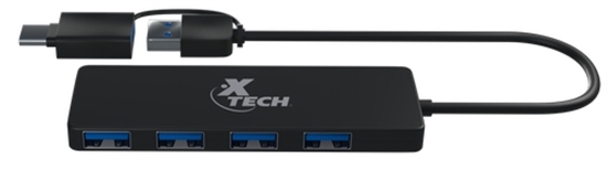 Xtech - Hub - 4 puertos