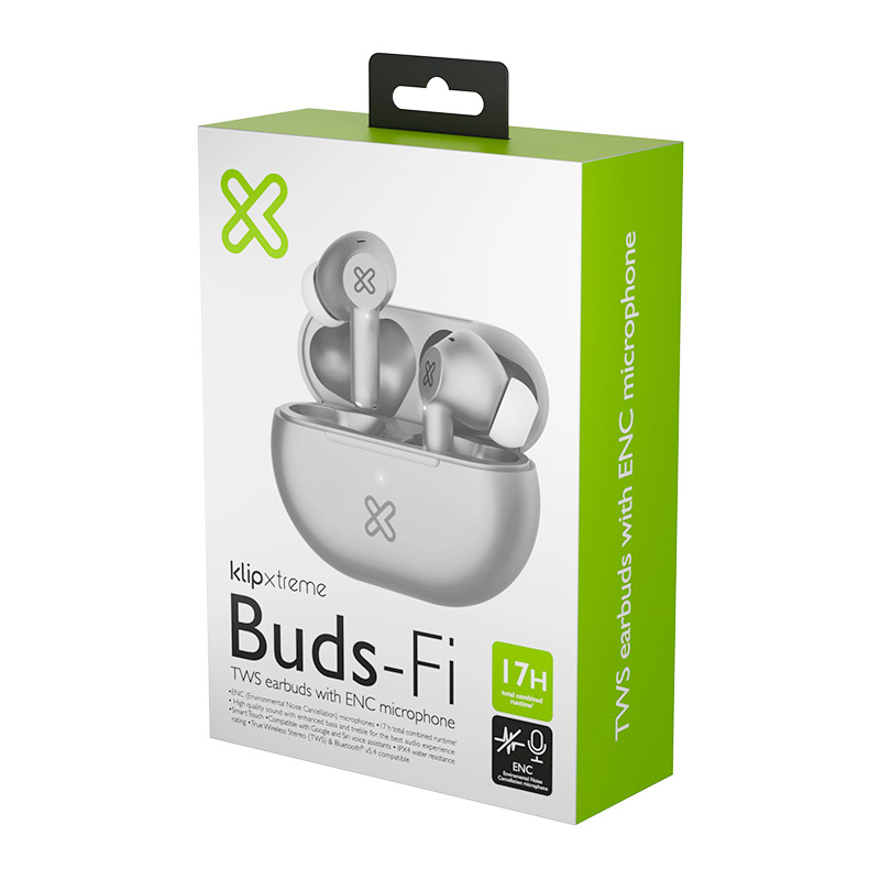 Klip Xtreme - Audífonos inalámbricos (TWS) - Para Phone / Para Portable electronics / Para Tablet