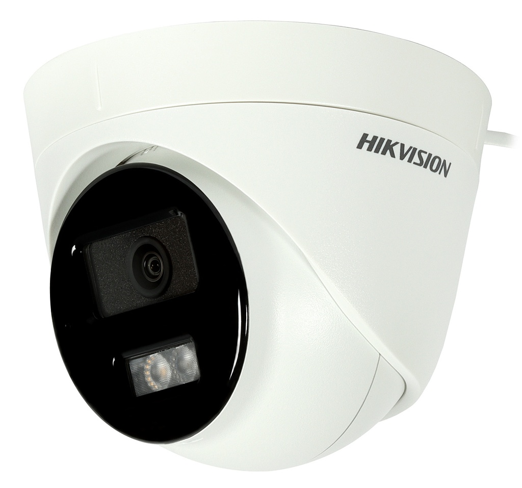 Hikvision 4MP Cámara de Red Tipo Bala Fija Inteligente con Luz - Micrófono Integrado - 2MP