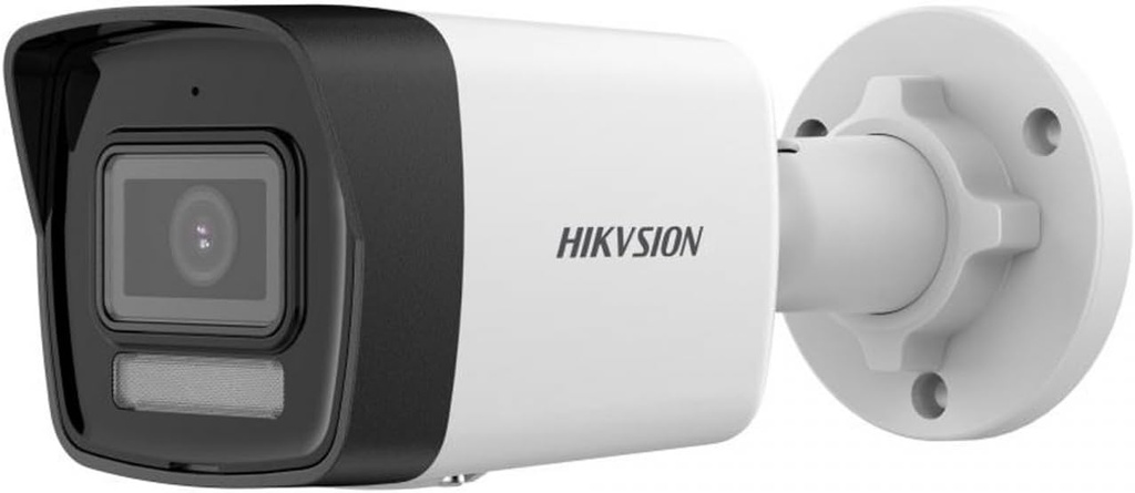 Hikvision 8MP Cámara de red tipo bala fija inteligente híbrida - Micrófono incorporado - 8MP