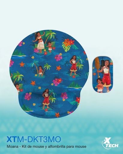 [XTM-DKT3MO] Xtech - XTM-DKT3MO - Mouse and mouse pad kit