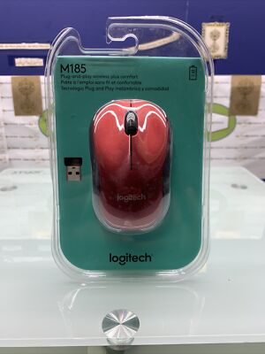 [910-003635] Logitech M185 - Mouse - ambidiestro