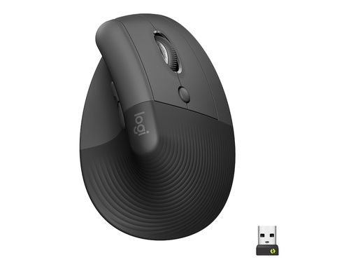[910-006466] Logitech Lift Vertical Ergonomic Mouse - Ratón vertical - ergonómico