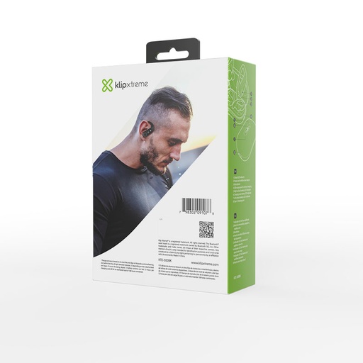 [KTE-500BK] Klip Xtreme - KTE-500BK - Earphones