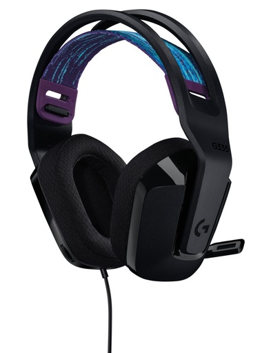 [981-000977] Logitech G G335 Alámbrico Gaming Diadema con micrófono - Audífono - tamaño completo
