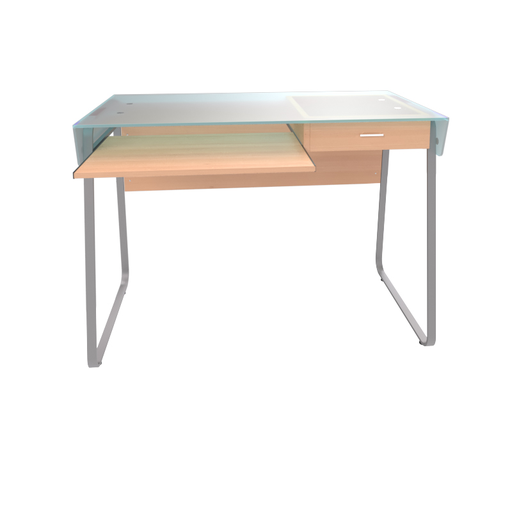 [XTF-CD197] Xtech - Desk S Lvl XTF-CD197 - Escritorio para computadora con tope de vidrio 