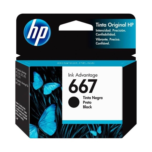 [3YM79AL] HP - 667 - Cartucho de tinta